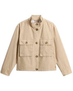 Woolrich Surchemise en toile Field - Neutre