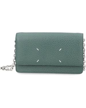 Maison Margiela Four Stitches Chain Wallet - Green