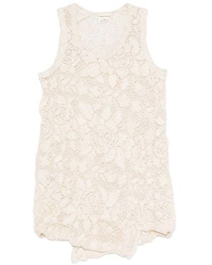 Comme des Garçons Tanktop Van Katoenmix - Wit