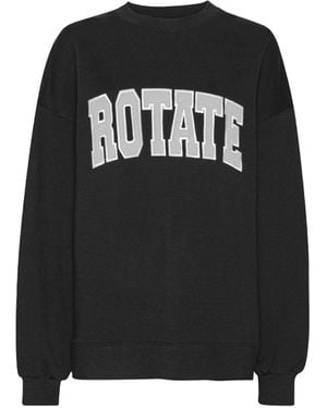ROTATE BIRGER CHRISTENSEN Heavy Sweatshirt - Black