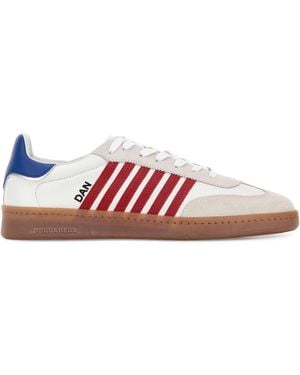 DSquared² Dsquared Leather Boxer Trainers - Pink