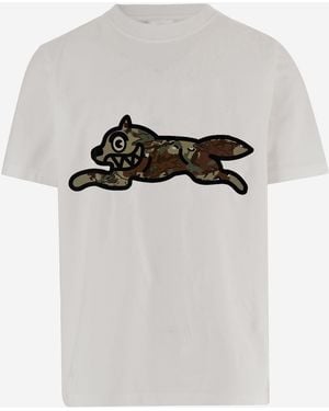 ICECREAM Baumwoll-T-Shirt mit Logo - Grau