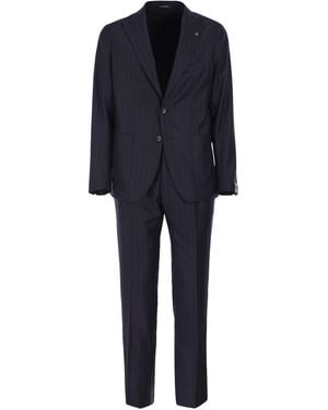 Tagliatore Anzug aus superfeiner Schurwolle von - Blau
