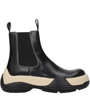 Lanvin Boots Skin/Cream - Nero