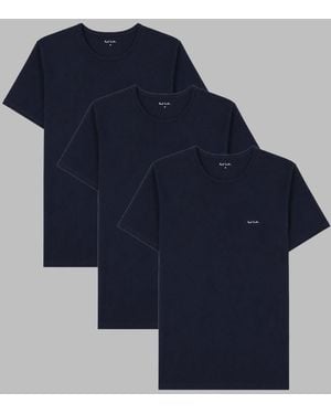 Paul Smith 3-Pack T-Shirt Intime - Blue