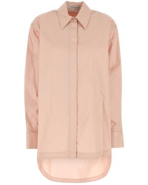 Camilla & Marc Pastel Poplin Porte Oversize Shirt - Pink