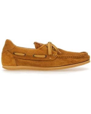 Jacquemus Batto Croc-Effect Suede Loafers - Brown