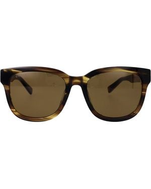Gucci Havana-Havana- Acetate Sunglasses - Brown