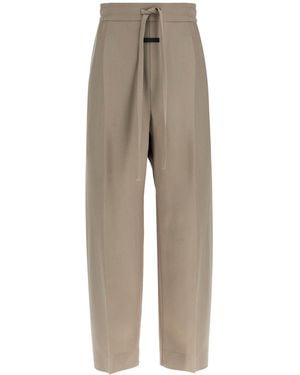 Fear Of God Wide Leg Trousers - Natural