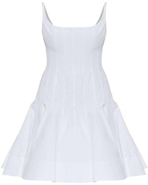 Jacquemus Cotton Dress 'Agave' - White