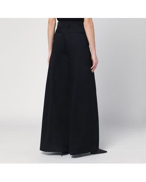ボトムスその他 TheLatest Wide black Alma trousers THE LATEST Wide Alma Trousers in Black | Lyst