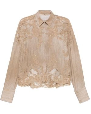 Ermanno Scervino Besticktes Hemd - Natur