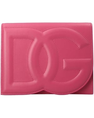 Dolce & Gabbana Logo Crossbody Tasche - Pink