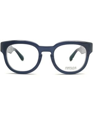 Matsuda M1038 - Dark Navy Crystal / Gold Rx - Schwarz