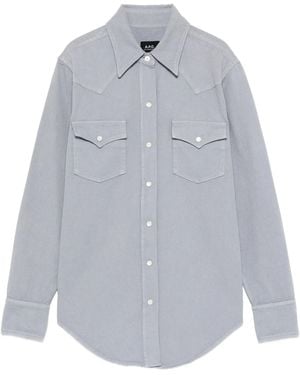A.P.C. Chemise Western - Gray