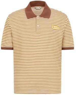 Marni Striped Polo - Natural