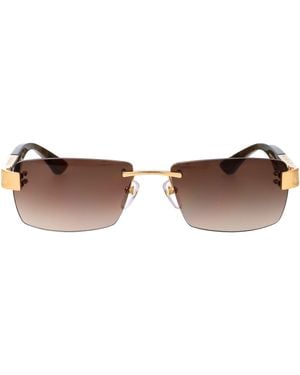 Maybach Rimless Sunglasses The Character Ii Mg Haw Z12 - Brown