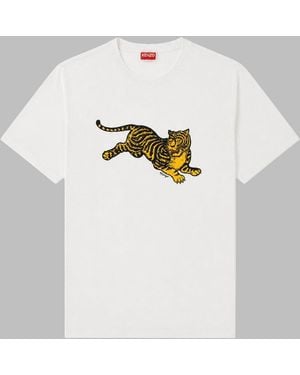 KENZO T Shirt "Jumping Tiger" - Grey