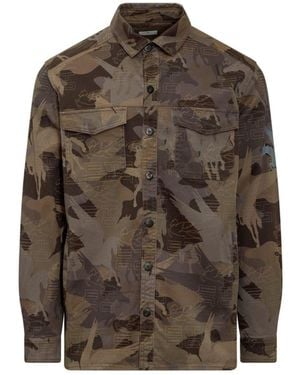Etro Camouflage Cotton Shirt - Brown