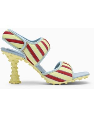 Sunnei 1000 Chiodi Striped Sandal - Blue