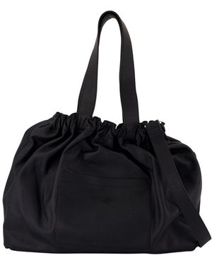 Samsøe & Samsøe Gepolsterte Leder-Crossbody-Tasche - Schwarz
