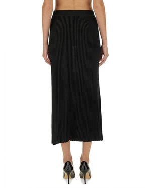 Kiton Falda de punto - Negro