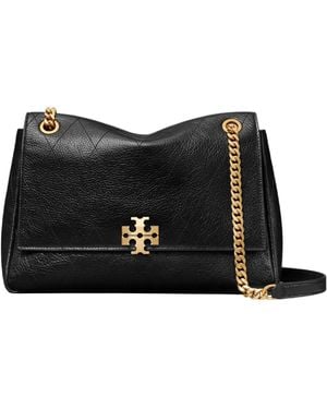 Tory Burch Charlie gesteppte Umhängetasche - Schwarz