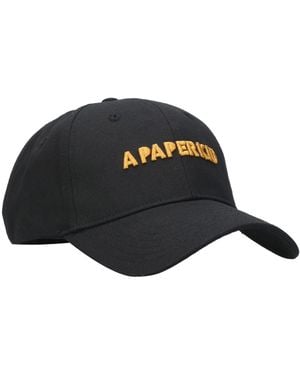 A PAPER KID Hats - Black