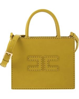 Elisabetta Franchi Curry Handbag - Yellow