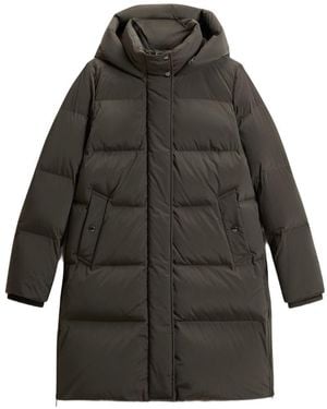 Woolrich Kelly Long Down Jacket - Gray