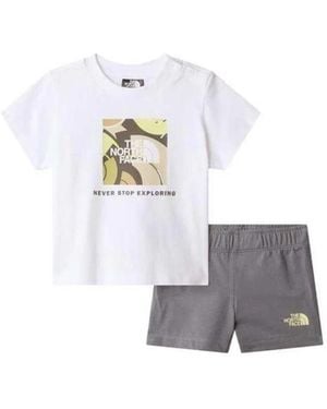 The North Face T-Shirt Set With Bermuda Shorts - White