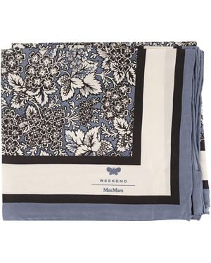 Weekend by Maxmara Wkaonesto Bedruckter Seidenschal - Mettallic