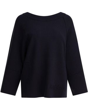 Max Mara Pure Jersey Max Mara De Pura Viscosa Y Lana - Azul