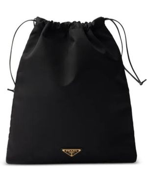 Prada Wish Re-Nylon Clutch - Schwarz
