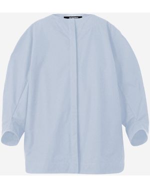 Jacquemus Baumwollmalers Hemd - Blau