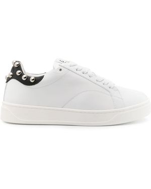 Lanvin Sneakers mit Nietendetail - Weiß