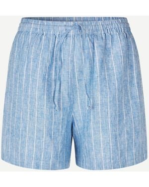 Samsøe & Samsøe Maren String Shorts - Blue