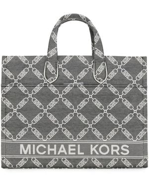 MICHAEL Michael Kors Gigi Large Tote Bag - Gray