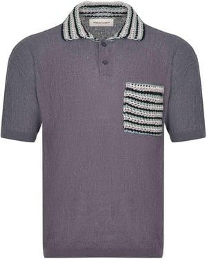 Atomo Factory Polo Shirt Made Of Cotton - Blue