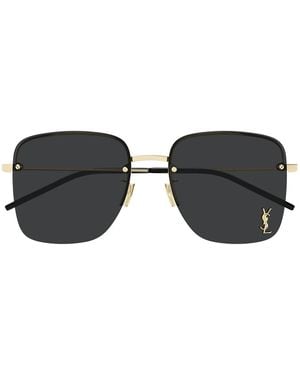 Saint Laurent Sonnenbrille Sl 312 M 013 Gold/Schwarz Damen