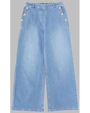 Balmain Pantaloni Tessuto - Blue