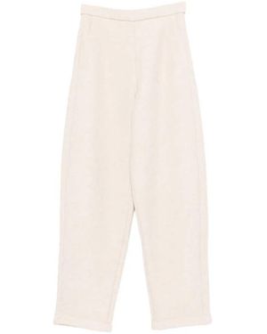 Max Mara Embossed Pants - White
