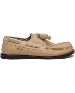 Loewe Mocassins Lacés "Campo" - Marron