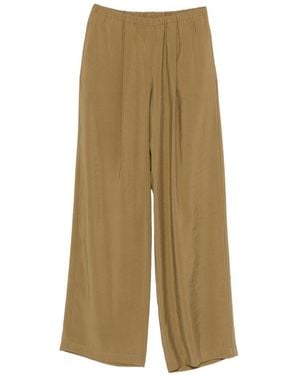 Alysi Wide-Leg Pants - Natural