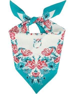 Pinko Swing Triangolo Twill Stampa - Blue