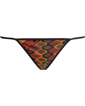 PUCCI Braguita de bikini "Vivara" - Marrón