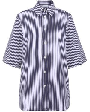 P.A.R.O.S.H. Cerbiatto Short Sleeves Shirt - Purple