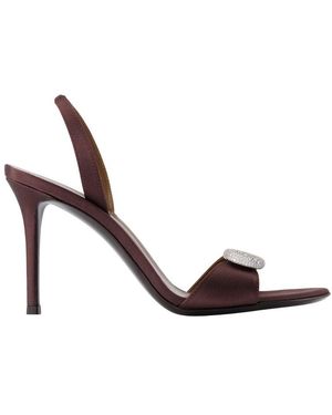 Giuseppe Zanotti Salón Seda Burdeos - Marrón