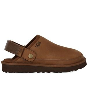 UGG Goldencoast Ii Nubuck Dark Chestnut Clog - Brown