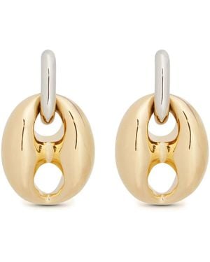 Rabanne `` huit boucles d'oreilles '' - Métallisé